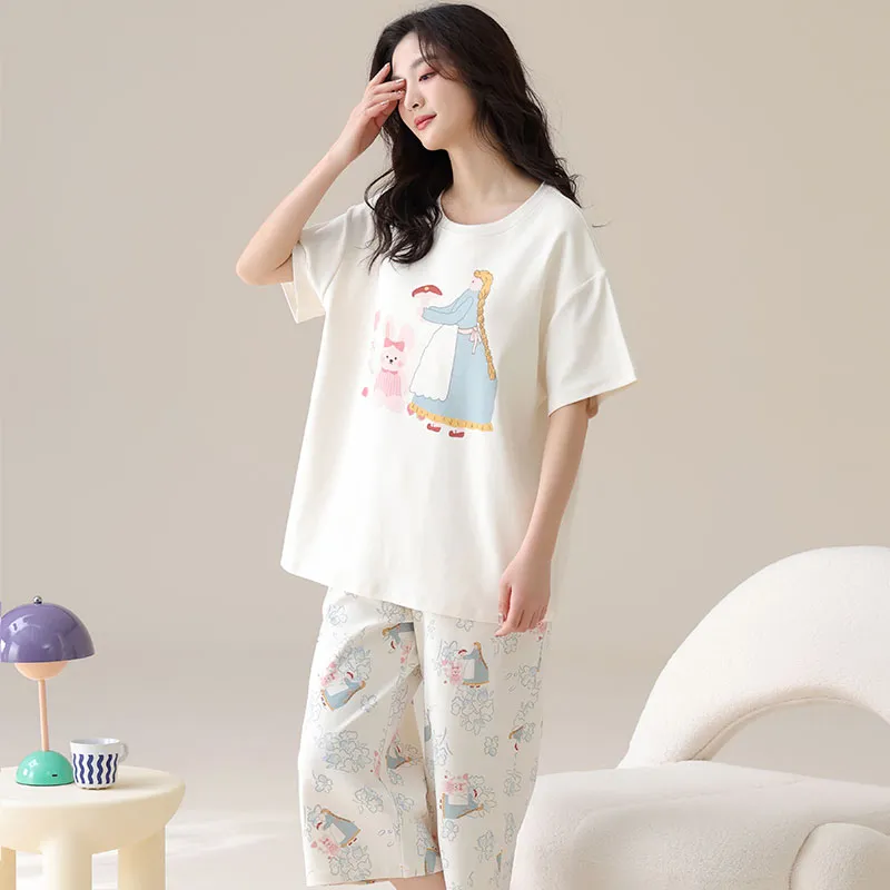 Lan Miao Pajama Set Women's Image Color-4