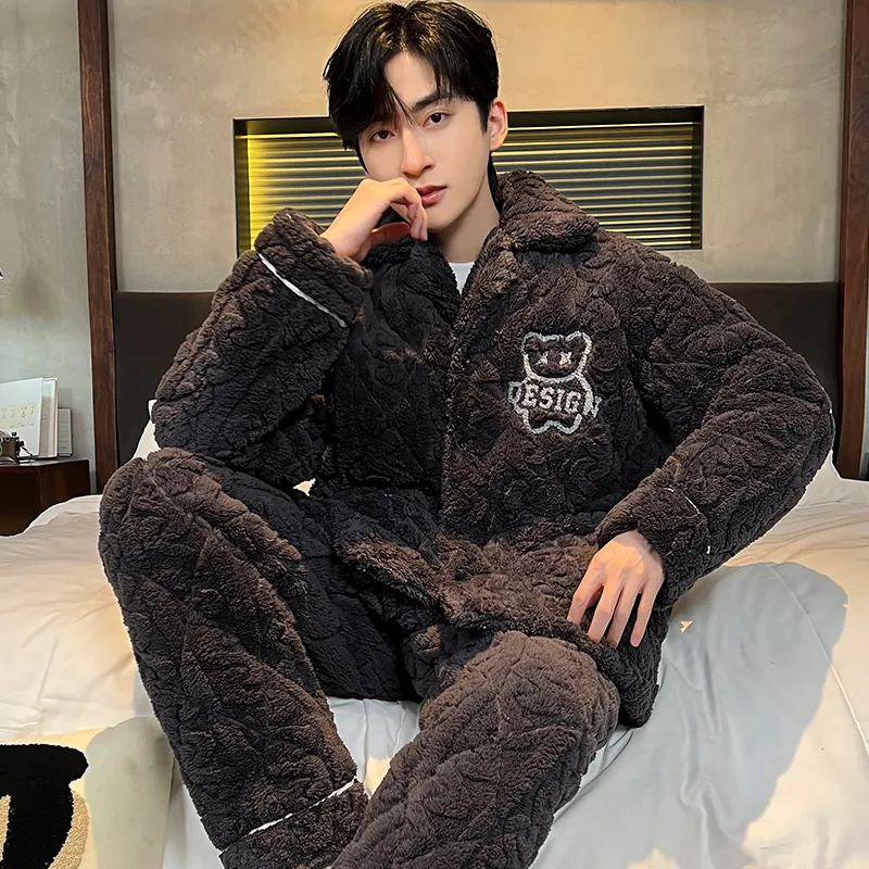 Lan Miao Pajama Set Men's Image Color-2