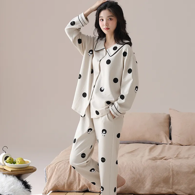 Lan Miao Pajama Set Women's Black-64