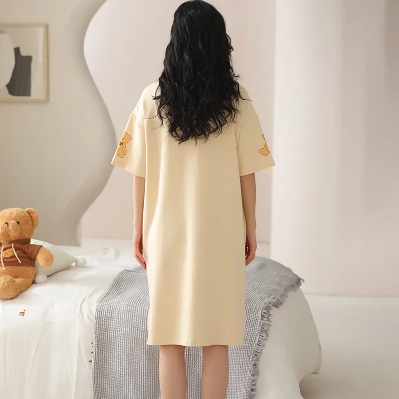 Lan Miao Nightgown Women's Image Color-5
