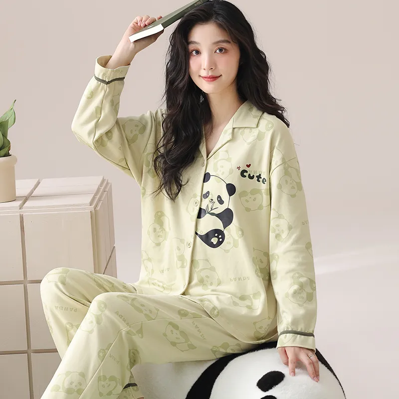 Lan Miao Pajama Set Women's Black-32