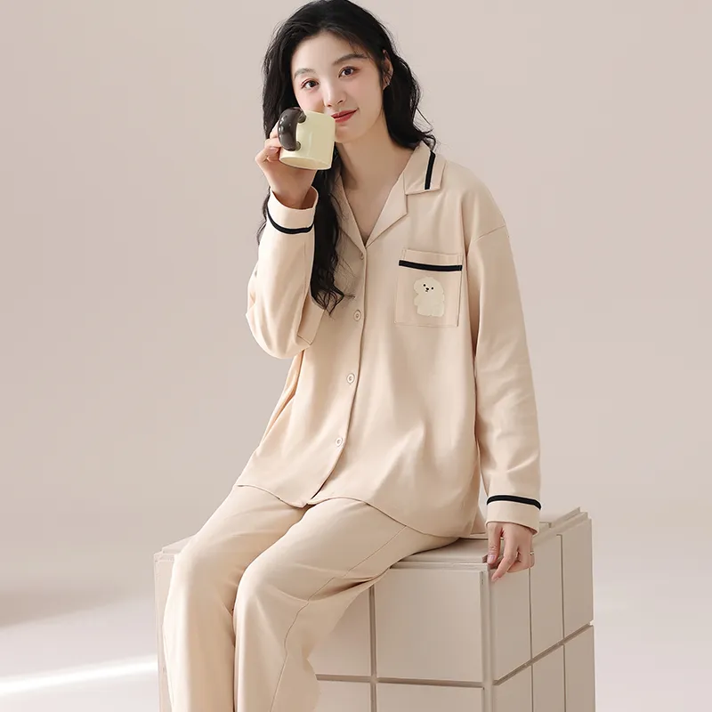 Lan Miao Pajama Set Women's Black-60