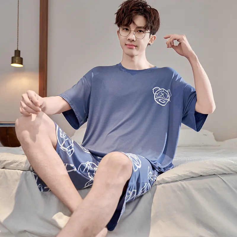 Lan Miao Pajama Set Men's Image Color-3