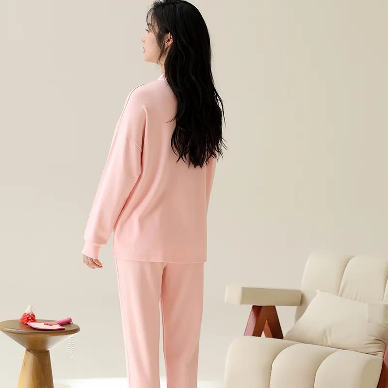Lan Miao Pajama Set Women's Black-96