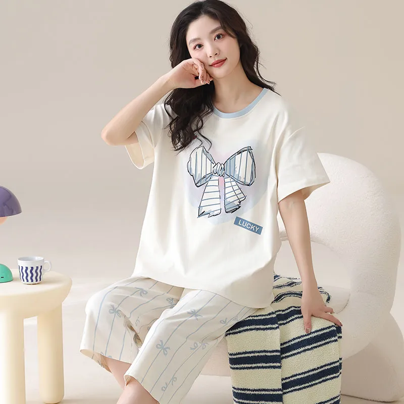 Lan Miao Pajama Set Women's Image Color-3