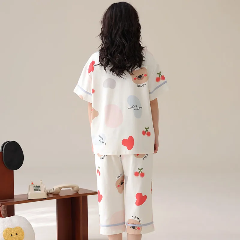 Lan Miao Pajama Set Women's Image Color-5
