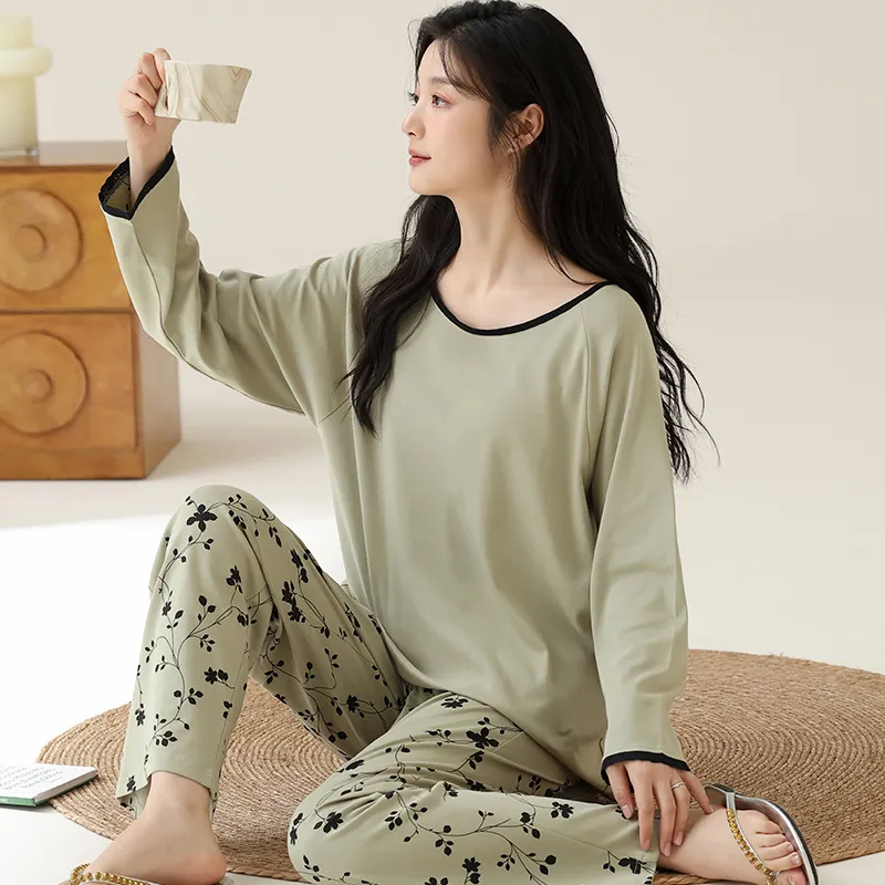 Lan Miao Pajama Set Women's Black-80