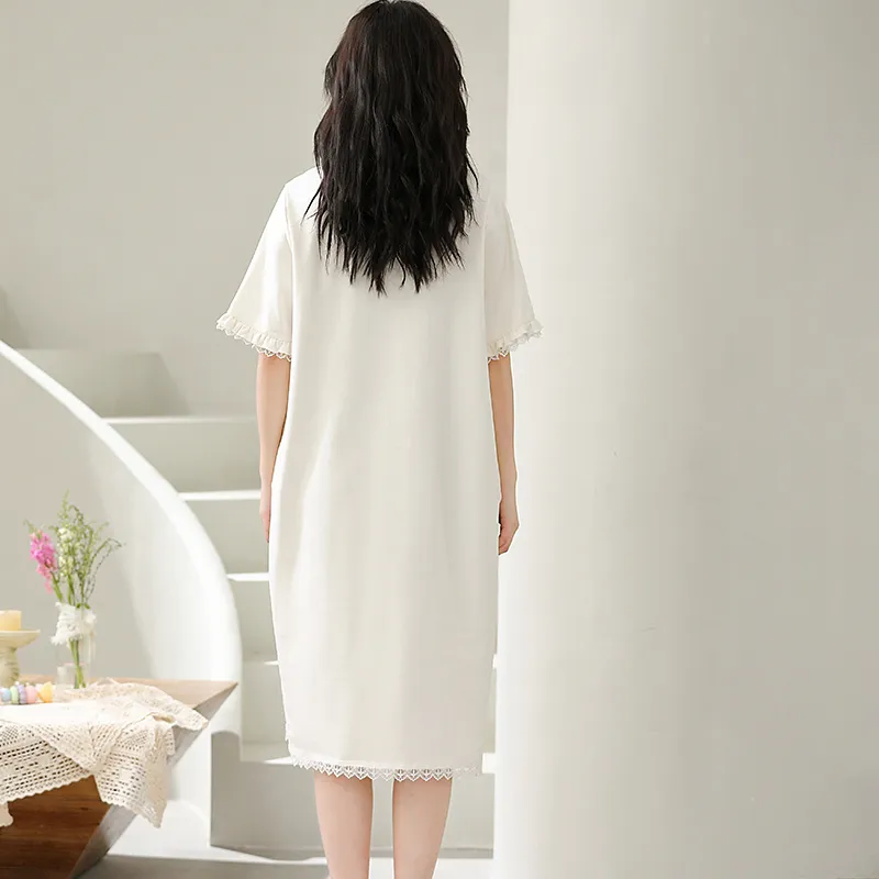 Lan Miao Nightgown Women's Image Color-5