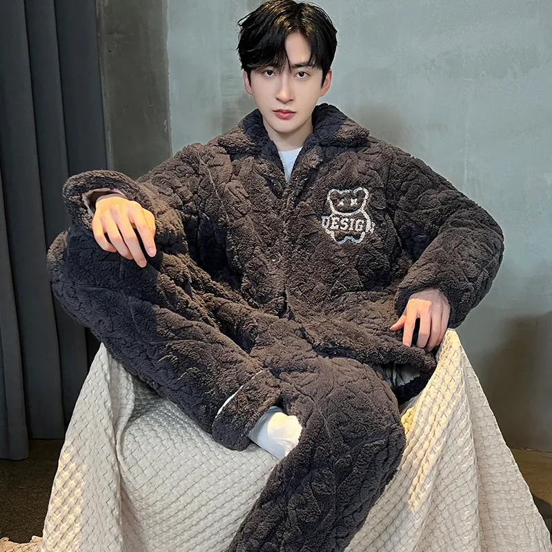 Lan Miao Pajama Set Men's Image Color-3