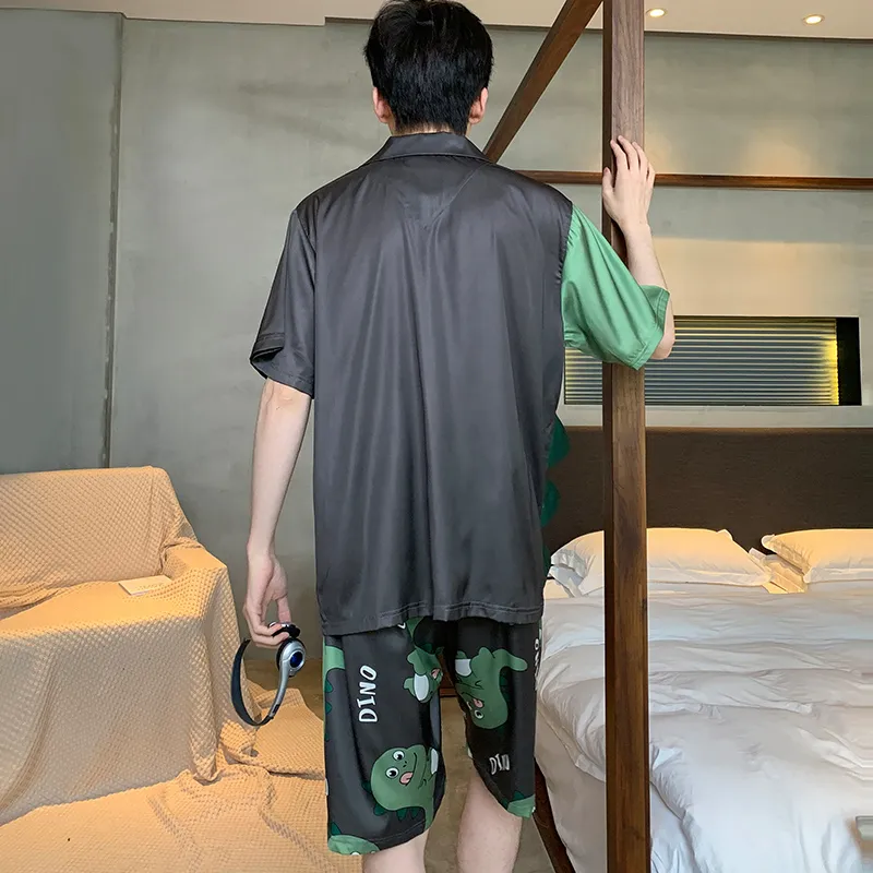Lan Miao Pajama Set Men's Premium Black-1