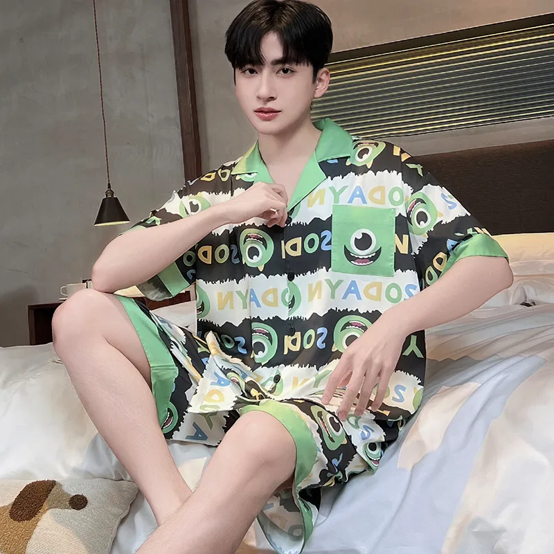 Lan Miao Pajama Set Men's Image Color-2