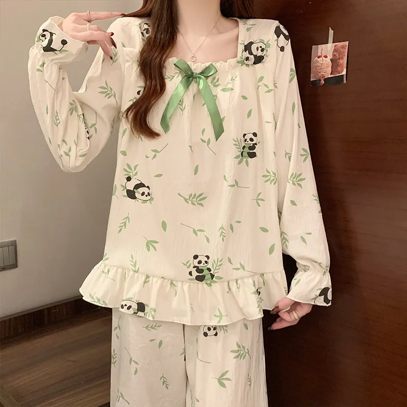 Lan Miao Pajama Set Women's Image Color-4