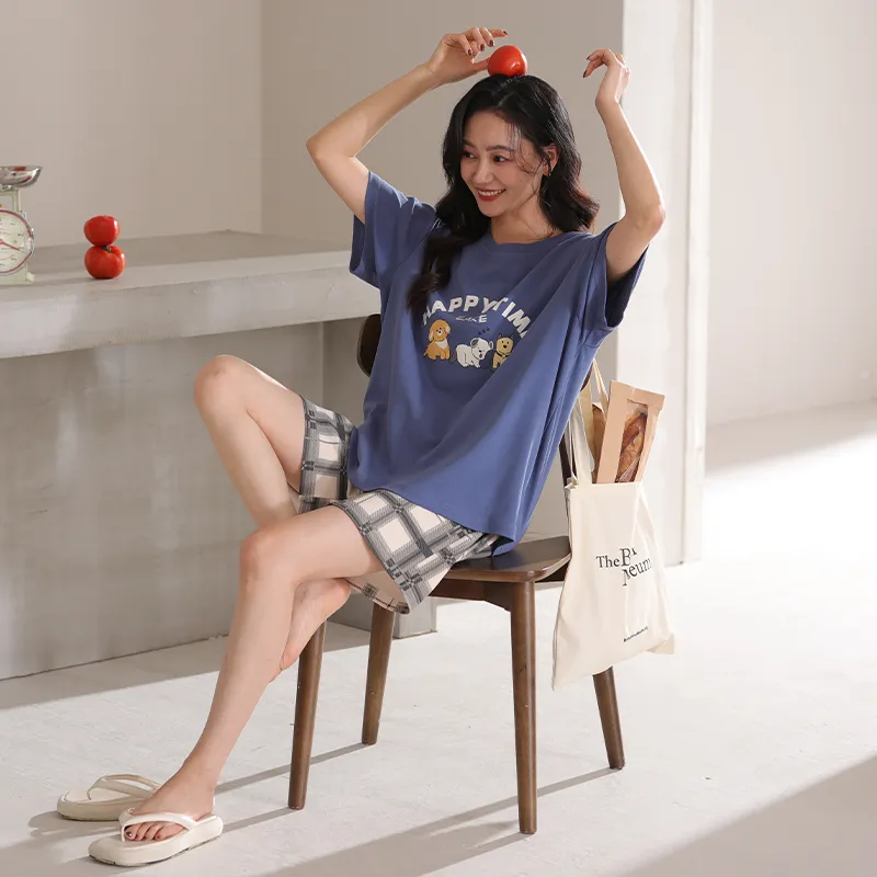 Lan Miao Pajama Set Women's Image Color-2