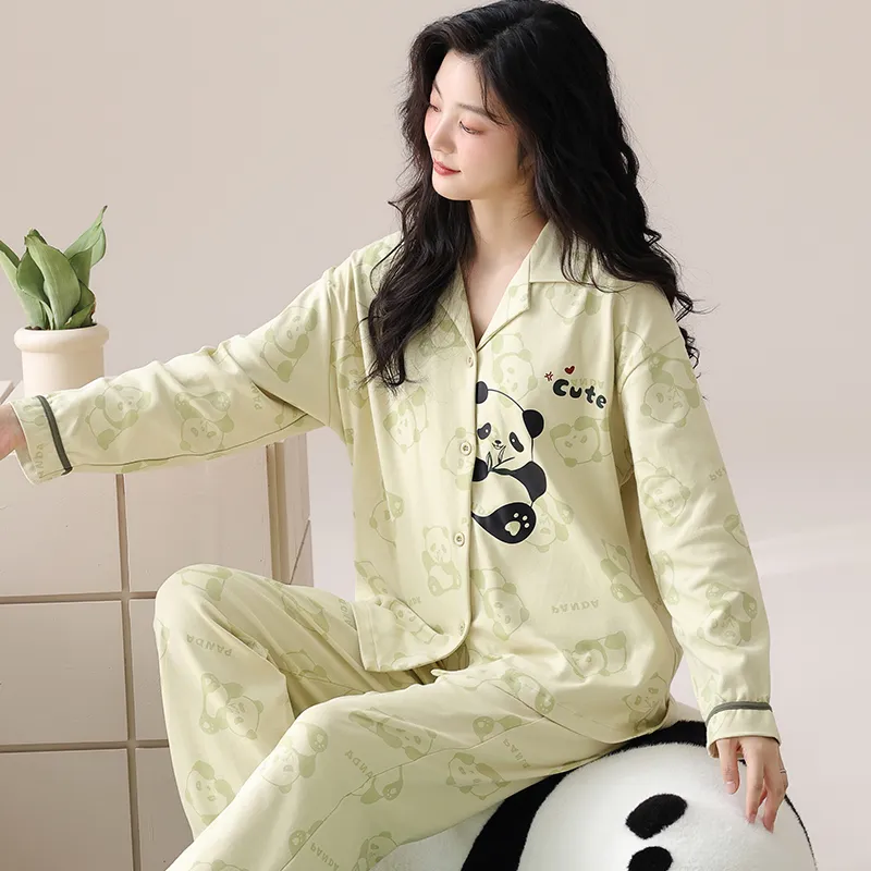 Lan Miao Pajama Set Women's Black-33