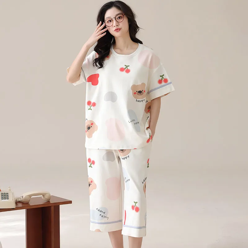 Lan Miao Pajama Set Women's Image Color-4
