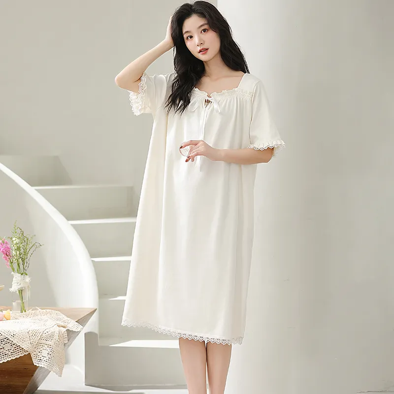 Lan Miao Nightgown Women's Image Color-4