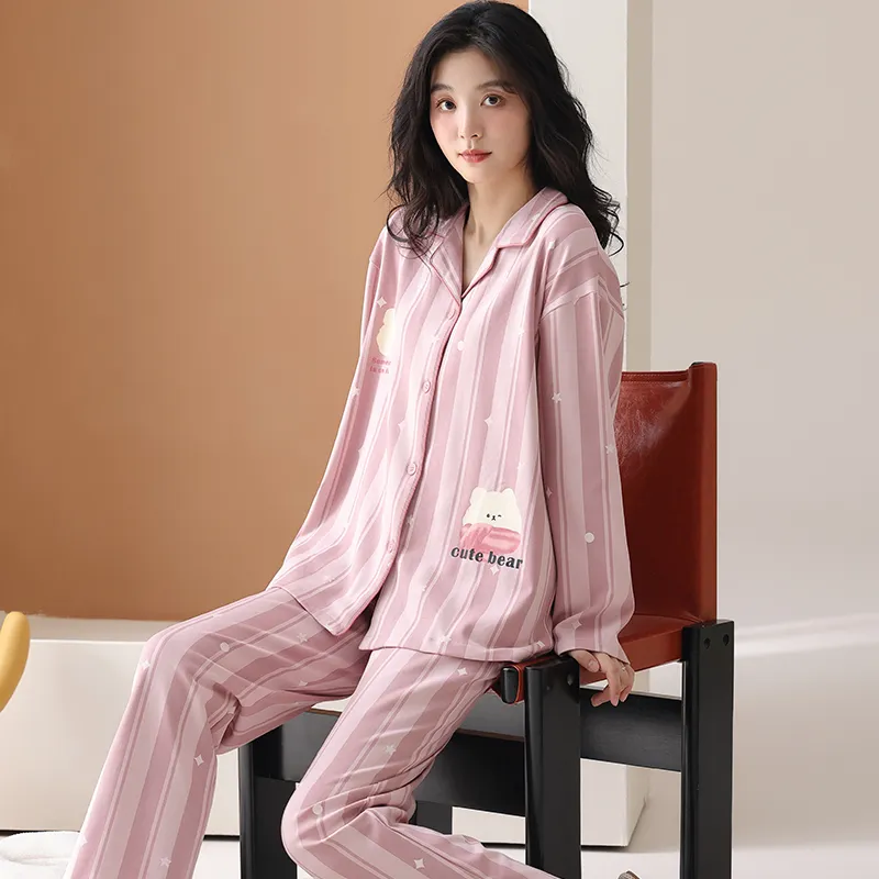 Lan Miao Pajama Set Women's Black-24