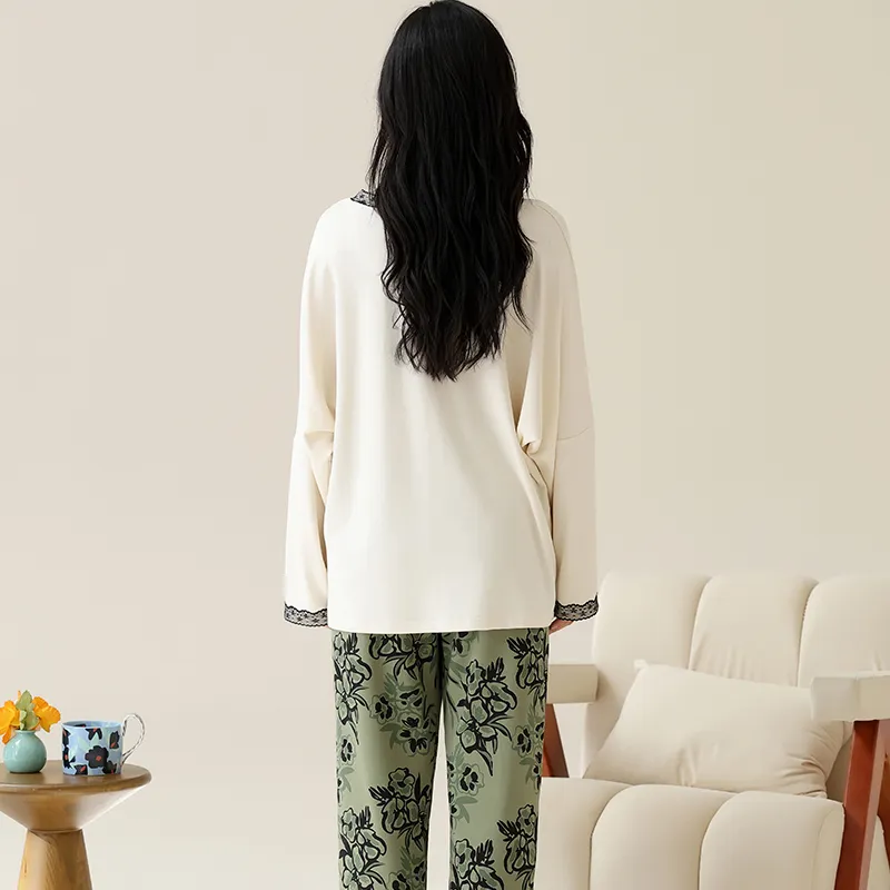Lan Miao Pajama Set Women's Black-90