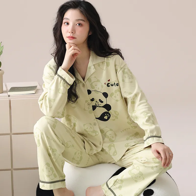 Lan Miao Pajama Set Women's Black-35