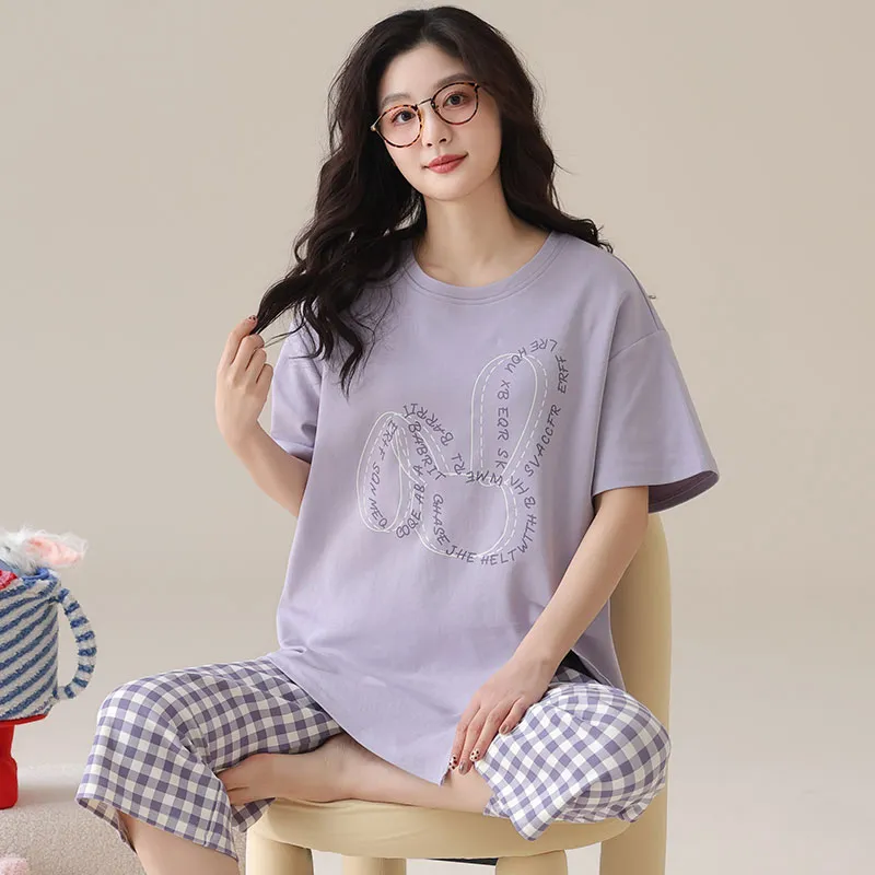 Lan Miao Pajama Set Women's Image Color-2