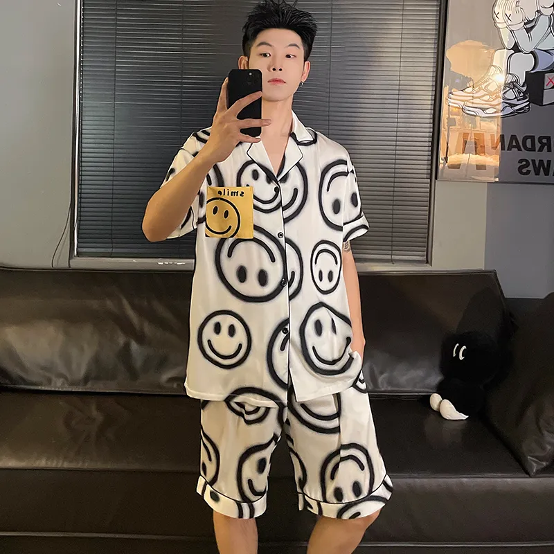 Lan Miao Pajama Set Men's Image Color-4