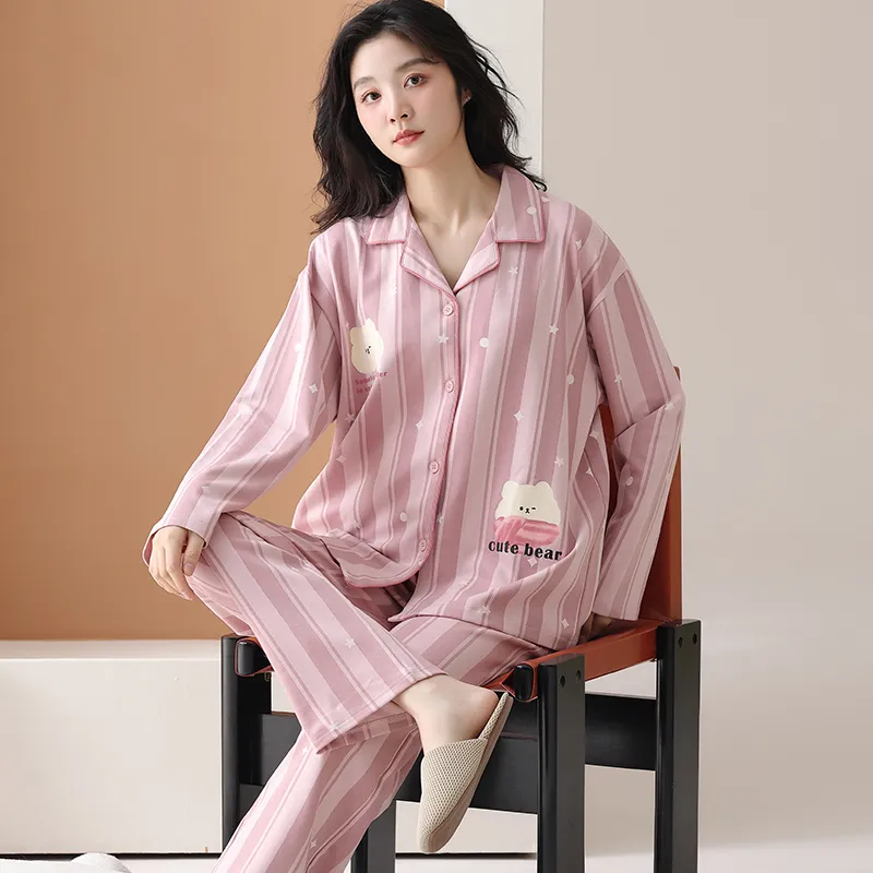 Lan Miao Pajama Set Women's Black-21