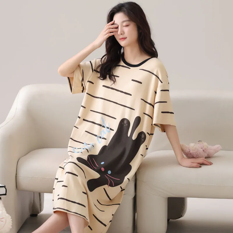 Lan Miao Nightgown Women's Image Color-3