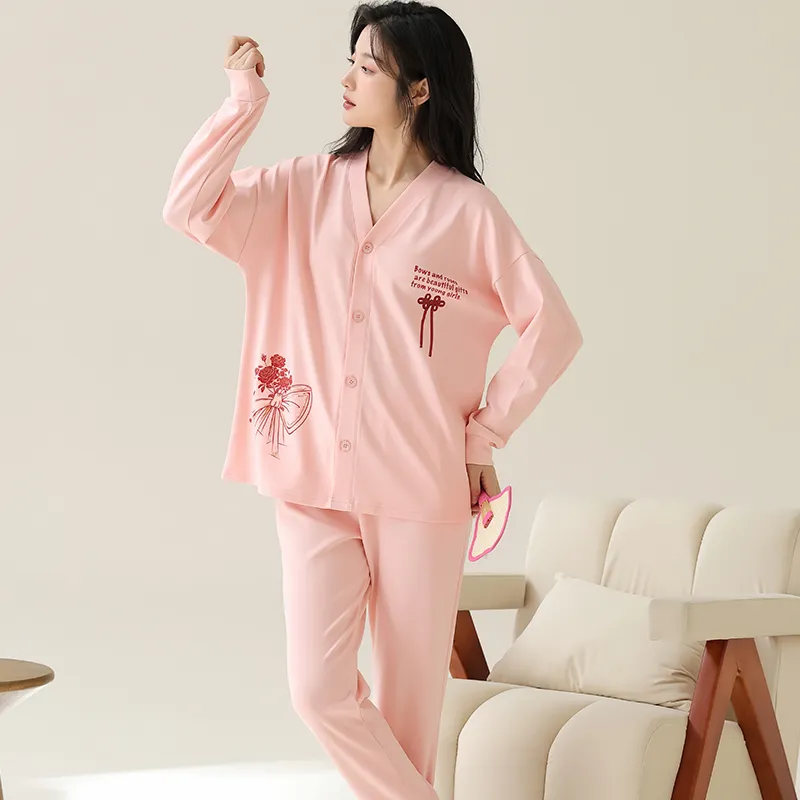 Lan Miao Pajama Set Women's Black-95