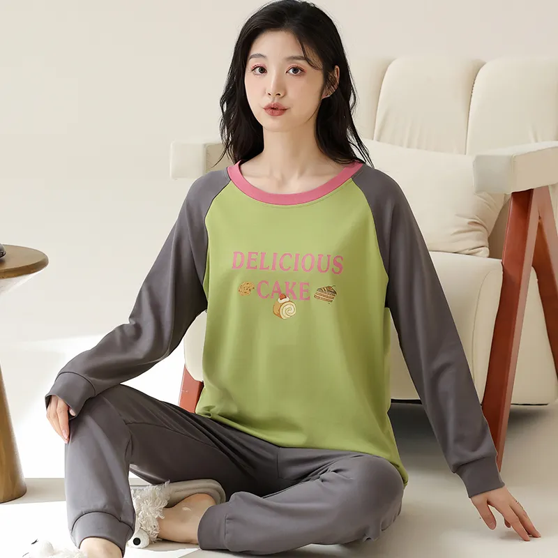 Lan Miao Pajama Set Women's Black-68