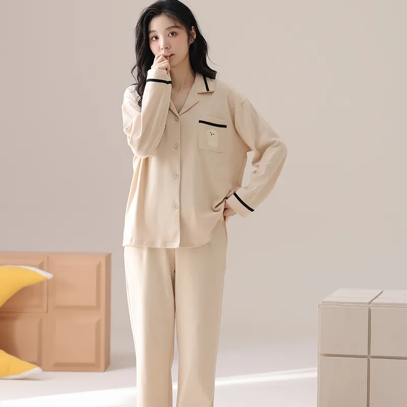 Lan Miao Pajama Set Women's Black-57