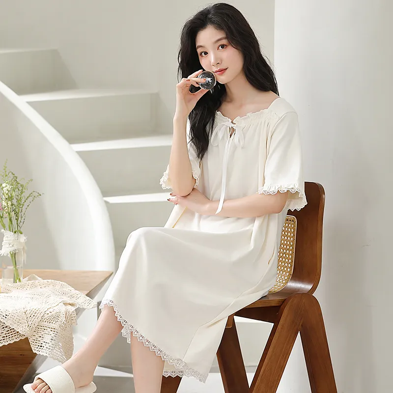 Lan Miao Nightgown Women's Image Color-3