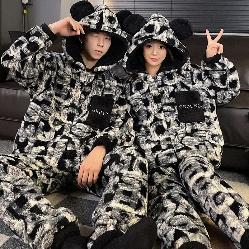 Lan Miao Pajama Set Unisex Black-4