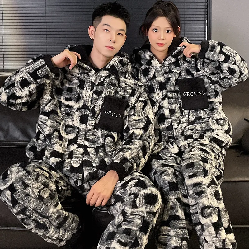 Lan Miao Pajama Set Unisex Black-1
