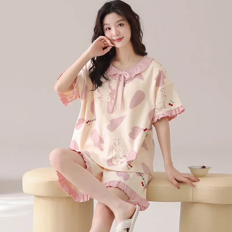 Lan Miao Pajama Set Women's Image Color-2