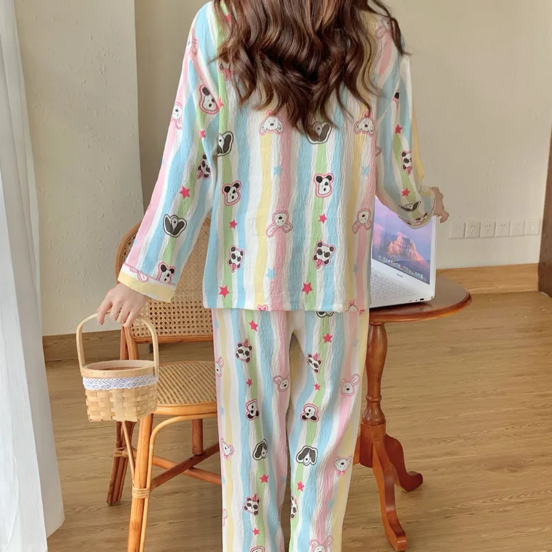 Lan Miao Pajama Set Women's Image Color-5