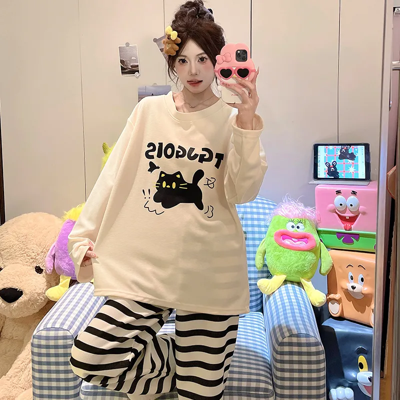 Lan Miao Pajama Set Women's Image Color-5