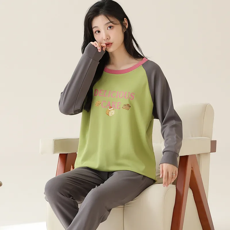 Lan Miao Pajama Set Women's Black-70