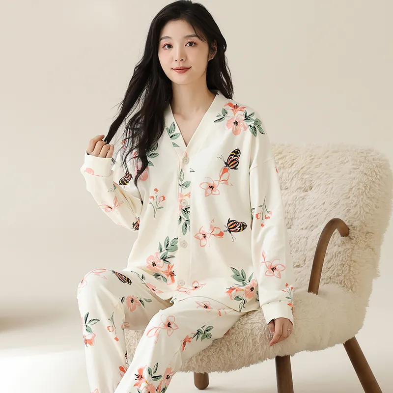 Lan Miao Pajama Set Women's Black-100