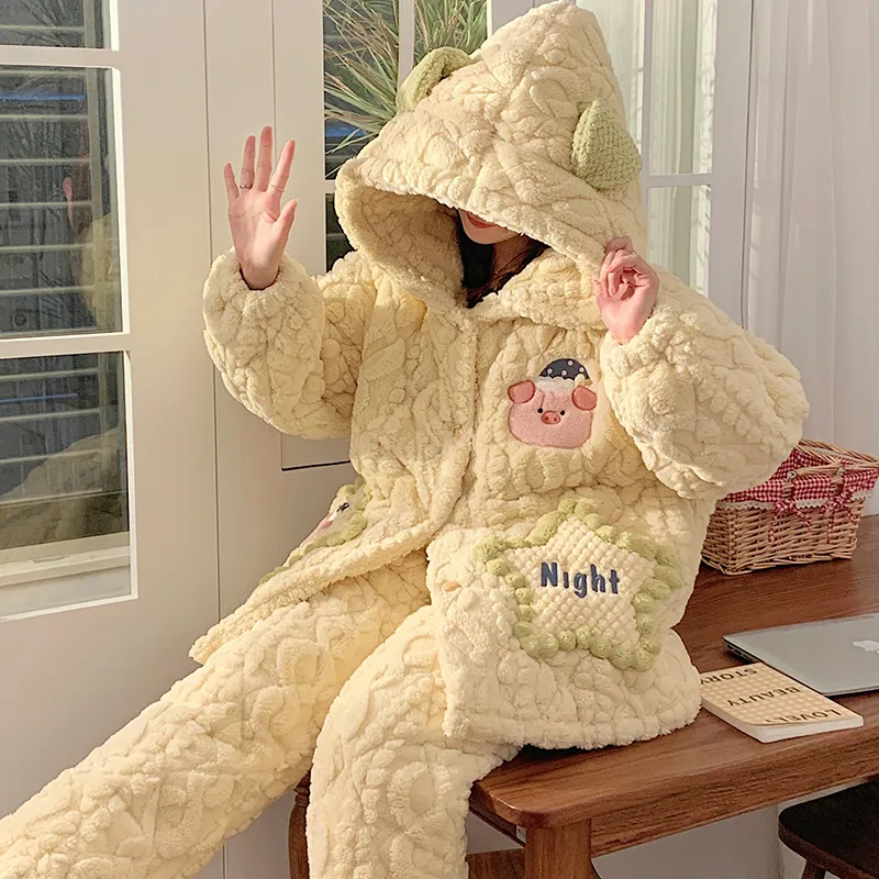 Lan Miao Pajama Set Women's Image Color-2