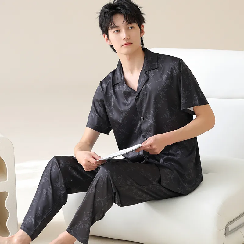 Lan Miao Pajama Set Men's Image Color-3