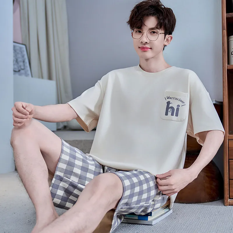 Lan Miao Pajama Set Men's Image Color-1