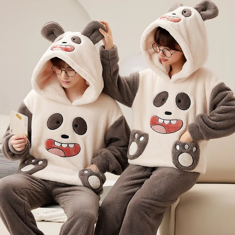 Lan Miao Pajama Set Unisex Shopping Bag Brown-1