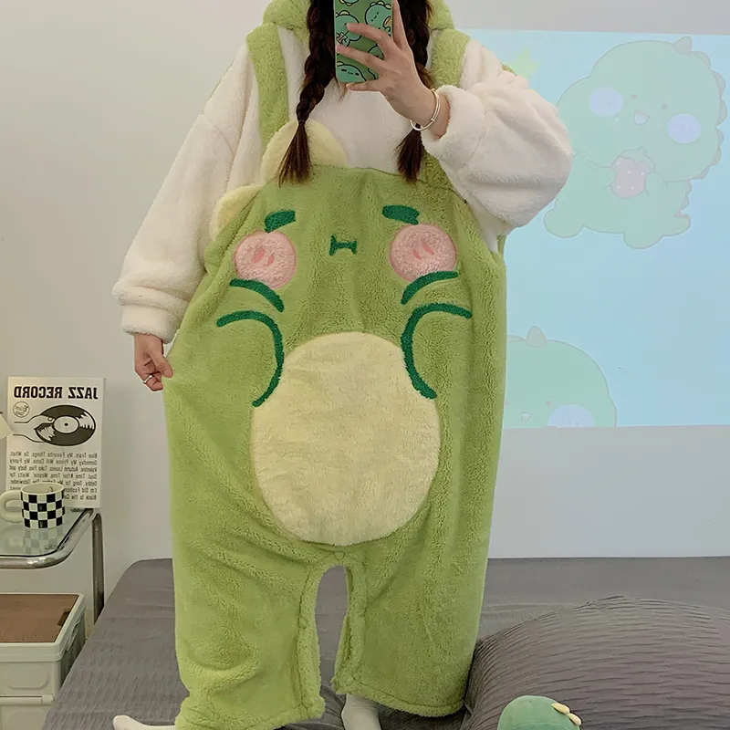Lan Miao Home Onesies Women's Green-4