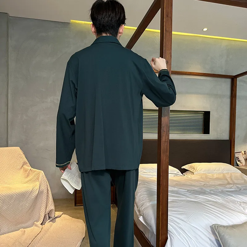 Lan Miao LAMIU Pajama Set Spring And Autumn Season Men's-12