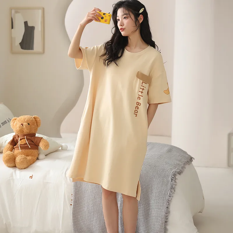 Lan Miao Nightgown Women's Image Color-4
