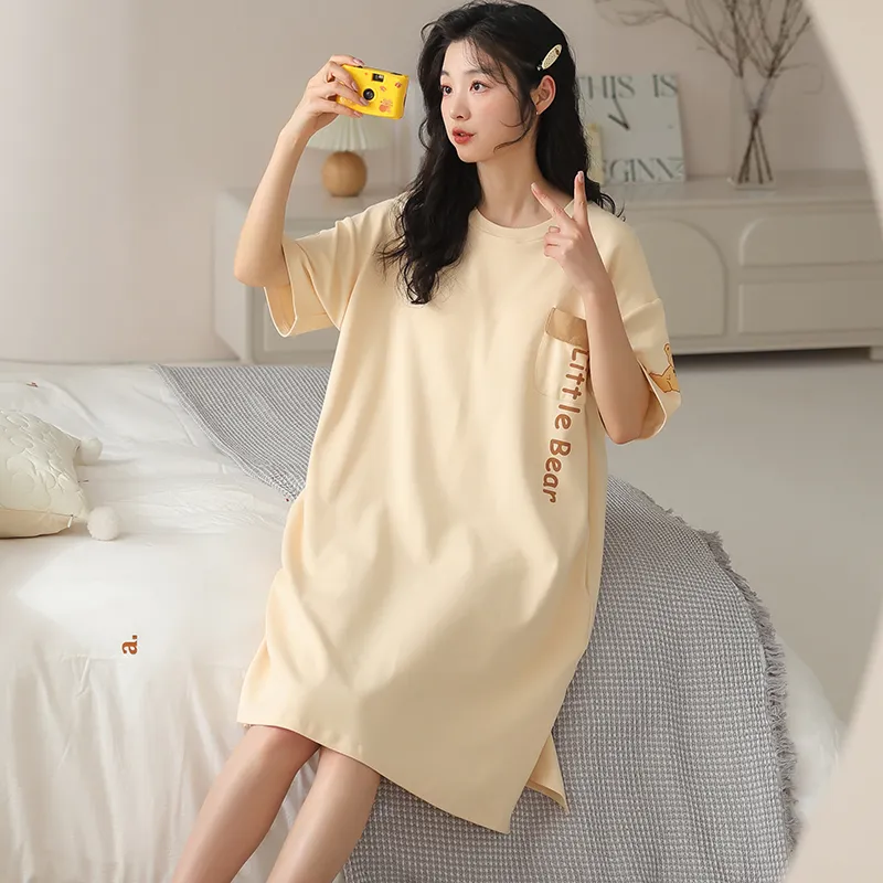 Lan Miao Nightgown Women's Image Color-3