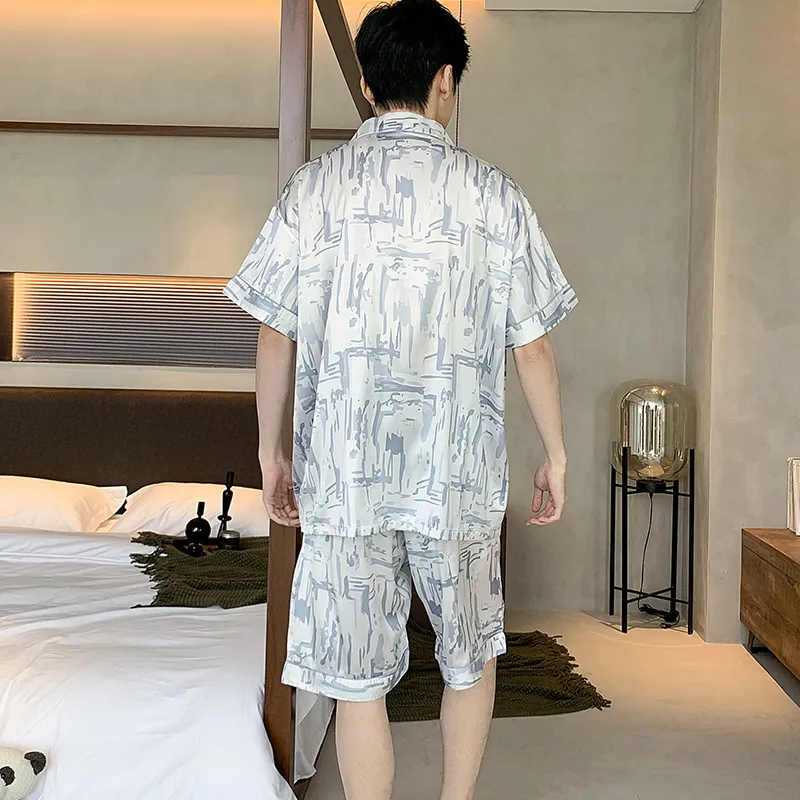 Lan Miao Pajama Set Men's Premium Black-11