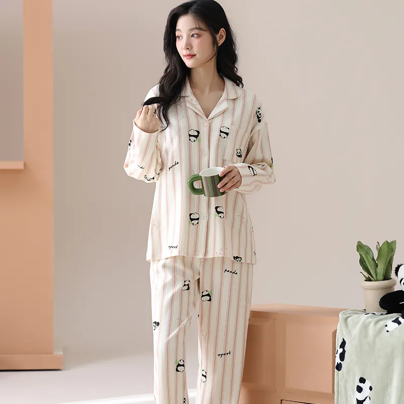 Lan Miao Pajama Set Women's Black-40