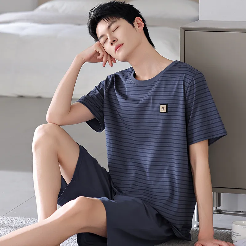 Lan Miao Pajama Set Men's Image Color-2