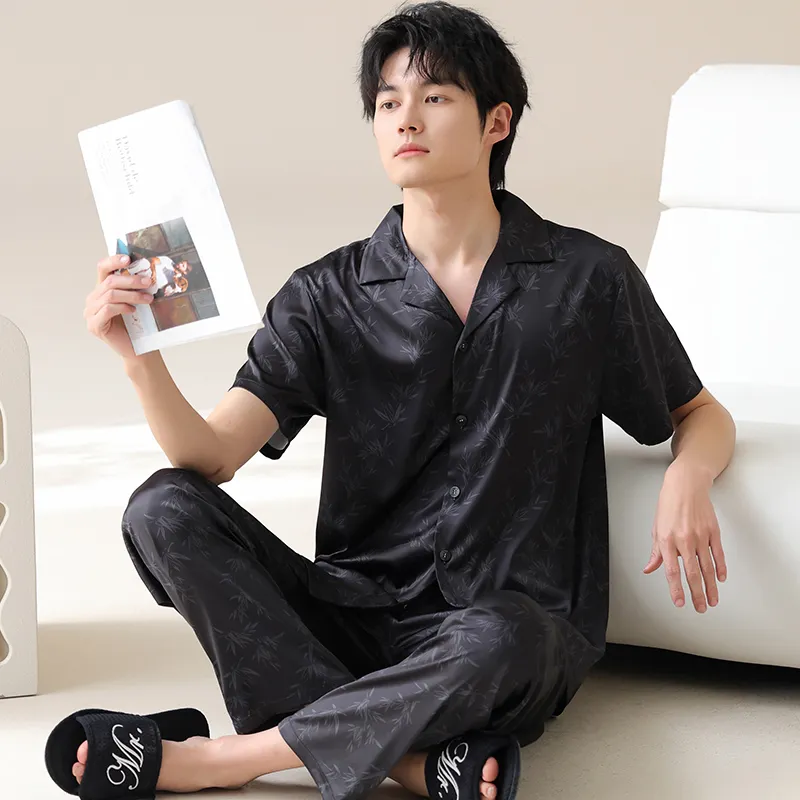 Lan Miao Pajama Set Men's Image Color-2